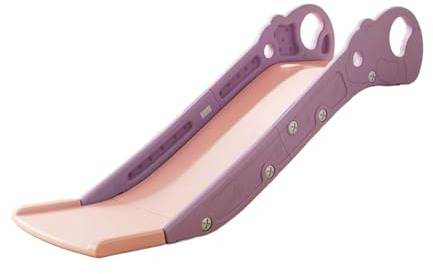 Amagogo Toboggan pour Enfants, Escalade pour Enfants, antidérapant, Robuste, Stable, Aire de Jeux pour canapé, lit, Chambre à Coucher intérieure, Rose