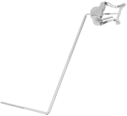 RUNROTOO Clip de Partitura Musical Portátil para Trombón y Barítono, Abrazadera de Hierro Fácil de Llevar, Práctica para Tocar en Movimiento