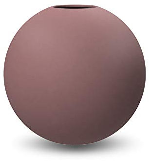 Cooee Design Ball Jarrón de cerámica en Forma de Bola, 8 cm, Rosa Ceniza
