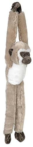 Wild Republic Hanging Monkey Grüne Meerkatze, Hängender AFFE, Kuscheltier-AFFE als Geschenk für Kinder, Ökologisches Kuscheltier aus Plüsch, Füllung aus recycelten Wasserflaschen, 50 cm