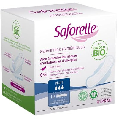 Saforelle Nacht-Binden 10 Binden