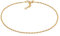 Elli Fußschmuck Damen Fußkettchen Kordel Gedreht Basic Zeitlos Trend Verstellbar in 925 Sterling Silber