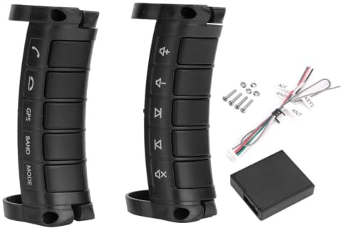 Yosoo Commande Volant Bluetooth Télécommande Universelle ，Multifonctions pour Lecteur DVD de Autoradio Lecteur stéréo Sat Navi Commande au Volant Bouton Commande Volant sans Fil Universel Contrôleur d