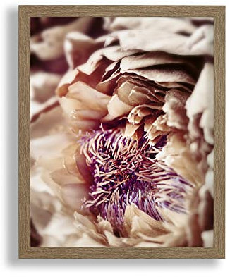 Vogel Design Benno Premium Bilderrahmen Posterrahmen 60x80 cm Puzzlerahmen Wildeiche Dekor weisser Hintergrund und Kunstglas klar