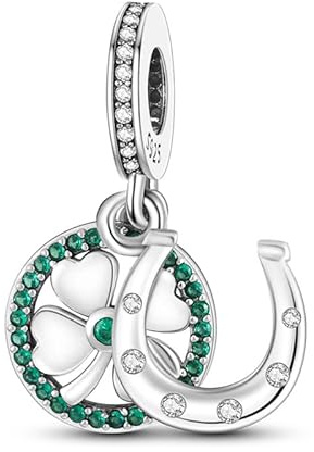 TINSLO Charme Perles en argent sterling 925 pour bracelet et collier Pandora Compatible avec bracelets européens pour femmes et filles