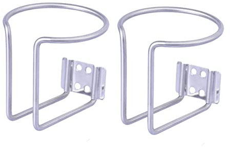 Veemoon 2stücke Boot Getränkehalter Aus Edelstahl Ringförmiger Halter Für Boote Und Pontons Passend Für Dosen Und Tassen Einfach Zu Montieren Bedienen