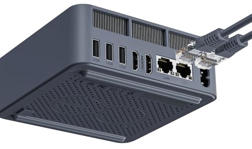 Beelink EQi12 Mini PC, Intel Core i5 12450H (8C/12T, up to 4.4GHz), 16GB DDR4 500GB M.2 PCIe4.0 SSD Mini Computer,4K Dual Display/HDMI/Type-C/WiFi 6/BT5.2/Dual Gigabit LAN