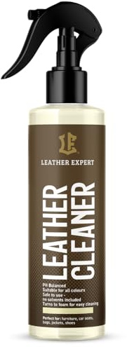 Lederreiniger 250 ml Ohne Alkohol - Leder Cleaner für jede Glattleder - für Auto, Sofa - Antistatisch Leather Cleaner Gerüche neutralisieren - Biologisch Abbaubare Formel