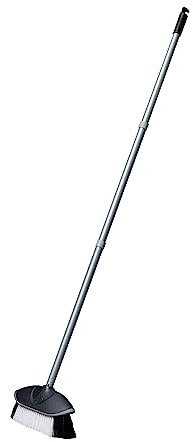 Addis Comfi grip Indoor Soft Stiff Mix Broom with Screw Fit 3pcs handle, Metallic