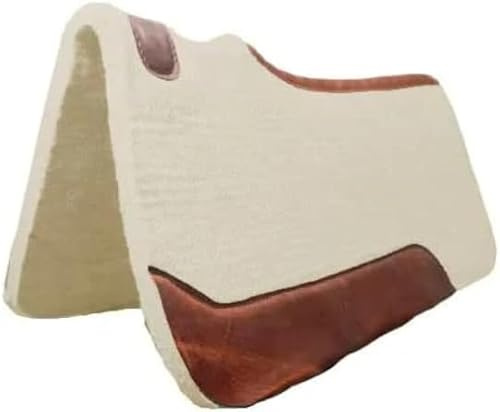 EQUIGEAR Westernpferd-Filzpad/Konturpad aus hochwertigem Wollfilz in den Größen 32 x 32 Zoll und 30 x 30 Zoll A11 (30x30)