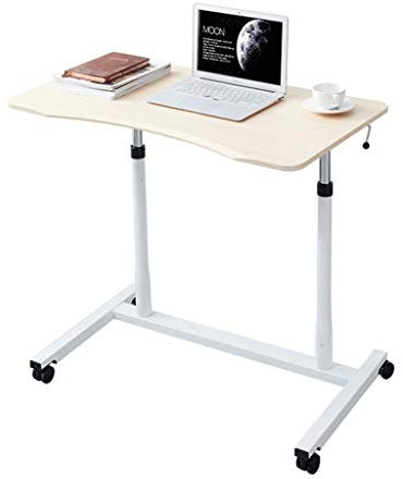SFNIOKFG Mobiler Computertisch fürs Bett Days Überbetttisch Mobiler Schoßtisch Multifunktional und praktisch für den Innen- und Außenbereich Tisch mit Rollen über dem Bett cm
