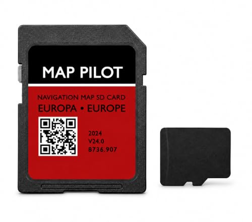 Generisch SD Karte - GPS Navigation - Europa v24 2024 - kompatibel mit Mercedes Becker Map Pilot