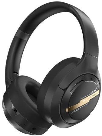 Black Shark JoyBuds Max – Casque supra-auriculaire sans fil avec suppression active du bruit, 50 heures d'autonomie, avec microphone, écouteurs de jeu sans fil confortables, 6 modes EQ via application