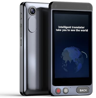 2025 Latest Language Translator Device, Instant Translator for 142 Languages, AI-Powered/Offline/Recording/Photo Translation 4 Touchscreen Translator Device for Business, Travel, Learning