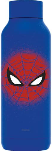 QUOKKA SOLID X DISNEY | BOTELLA TÉRMICA DE ACERO INOXIDABLE DOBLE PARED | SPIDER-MAN