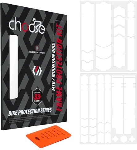 CNCLOL Fahrrad Rahmenschutzfolie für Rennrad/Gravel/MTB/Ebike/Downhill&Enduro, Fahrrad Lackschutzfolie Rahmenschutz Kit-Fahrrad Rahmen Schutz Schutzfolie Set Vollständiger Schutz
