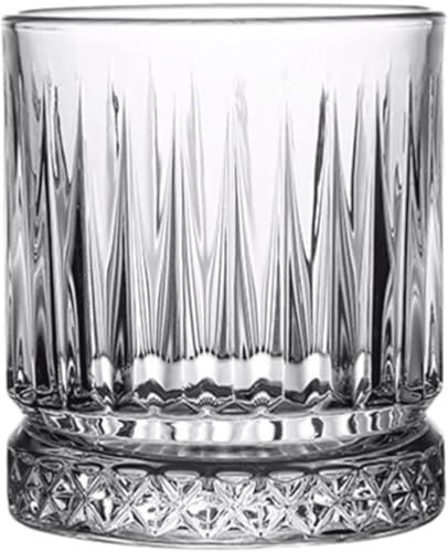 WZYYCV Bicchieri Tumbler da Vino Senza Gambo 210 m/ 355 ml di Vetro in Vetro Whisky Whisky Wine in Vetro Rosso Rotondo Vetro di Vino Rosso Bicchiere Birra