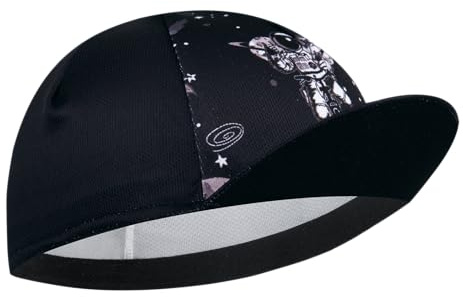Corsehild Cycling Cap with Sun Visor, Lightweight Polyester Bike Hat for Men & Women, Breathable Under Helmet Design for Road Biking & Outdoor Sports