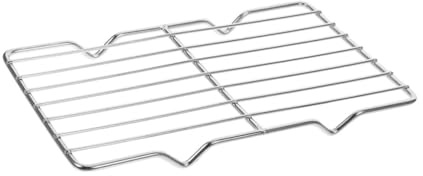 Cabilock Grille de Refroidissement pour Cuisson 35x24 Cm en Acier Inoxydable, Support à Bacon Robuste, Étagère à Pain Multifonction pour Barbecue et Pâtisserie, Usage Four et Séchage