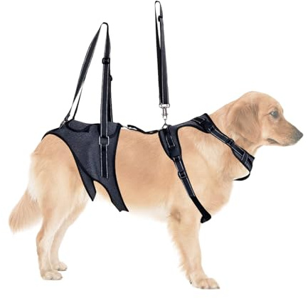 Stoviglie di sollevamento per cani | Aiuto di mobilità regolabile per cani disabili, anziani e convalescenti | Aiuto per il trasporto regolabile per il recupero per animali anziani o feriti