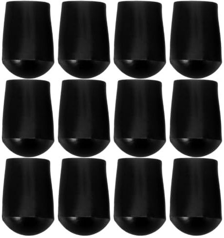 SOLUSTRE 12 Stück Schwarze Gummi Dämpfer für Cello Endpin Rutschfest und Vibrationsabsorbierend für Übung und Heimgebrauch von Musikern und Studenten