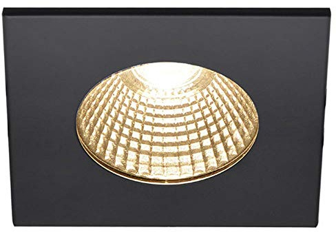 SLV PATTA-I, LED Outdoor Deckeneinbauleuchte, eckig DL IP65 schwarz 1800-3000K