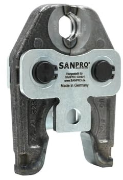Sanpro Presszange V-Profile, Größe V 18, Blau, Schwarz, SAN05-PB0-00V-0018
