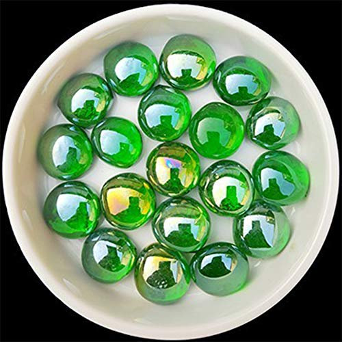 ETOPARS Cuentas de Vidrio y Guijarros 500g, Piedras Decorativas de Grava para Acuario, (No Brille de Noche) Piedras Decorativas para Jarrones, Acuarios, Bricolaje y Artesanía