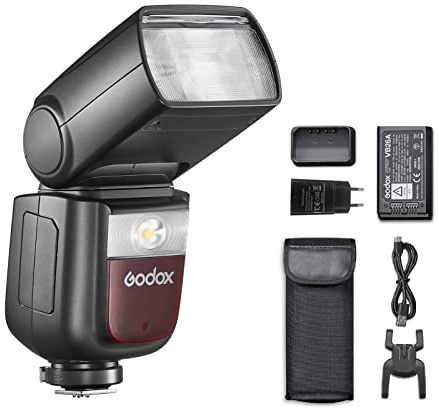 GODOX V860III-N Wireless i-TTL Speedlite Trasmettitore/Ricevitore Fotocamera Flash Manuale/Auto GN60 1/8000s HSS Sistema Wireless X 2.4G Integrato Luce Pilota di Ricambio per Nikon