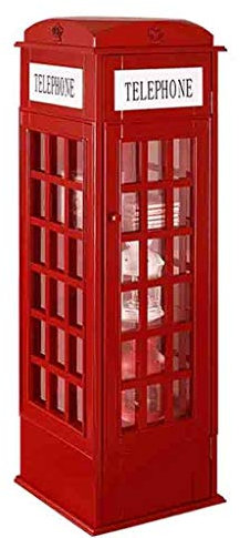 LCJQ Büro-Bücherregale 5-Schicht-britische Art Bücherregale Bücherregal Telefonzelle Kreative Bücherregal Bücherregal Einfaches Dekoration Kabinett Store Content Shelf Regale