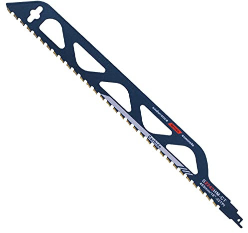 Yeelan Hoja de Sierra de Sable, Hojas de Sierra de Piedra Sierra de Sable,Hormigón Celular, Hoja de Sierra Profesional para Cortar Ladrillo Aireado,Madera, Hormigón, Tablero de Cemento (455 mm)