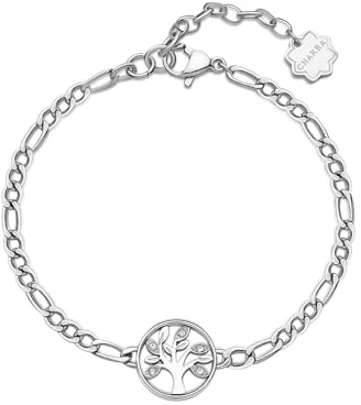 Brosway Bracciale Donna in Acciaio e Cristalli con Simbolo Albero Della Vita | Collezione Chakra - BHKB143
