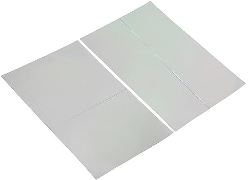 PATIKIL 20x30cm Polarisé Film Feuilles, 2 Paquet Adhésif Polariseur Linéaire Polarisant Filtre pour Écran Photographie Éclairage, 0/90 Degré