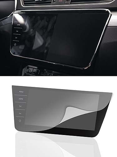 DISSKIN® Displayschutzfolie Kompatibel zu Skoda Superb III Columbus - selbstheilend durch Wärme, Matt, antibakterielle Beschichtung, Anti-Fingerabdruck