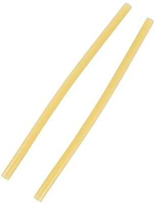 Operitacx 2pcs Hot Glue Stick, TransparentMelt Glue Sticks Rubber Adhesive for DIY Projects Archery Supplies and Crafting Hot Glue and Melt Applications