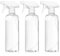 Jttxiu 3 Pcs 500ml Spray Bottles, Empty Plant Mister Water Spray Bottles, Plastic Refillable Trigger Pressure Pump Mister Sprayer Bottles Container for Hairdressing Tattooing (transparent white)