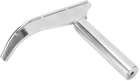 J-Curved Lathe Tool Rest for  (25mm) Post – -Duty Hardened Steel Woodturning Support with Curved & Stable Base