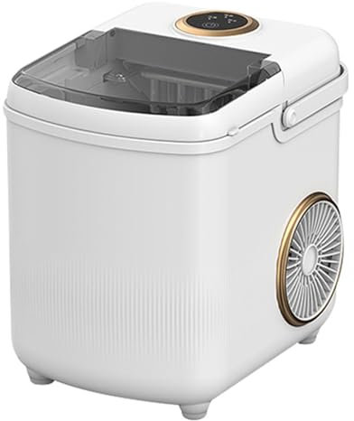 Macchina per il ghiaccio da banco, 9 cubetti di ghiaccio pronti in 7-9 minuti, 10-12 kg/24 ore, macchina per il ghiaccio portatile per feste/casa/bar/ufficio