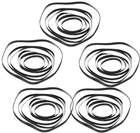 Homoyoyo Kassettenspieler Riemen 4mm Gummi Quadratischer Tonbandgerät Ersatzriemen Für Kassettenrekorder Und DVD Laufwerk 50 Stück