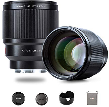 VILTROX 85mm F1.8 Mark II Auto Focus Full Frame Lens for Sony E Mount, STM Large Aperture Medium Telephoto Portrait Fixed Focus Lens for Sony Camera A9 A7R3 A7III A7RIII A7M3 A7S2 A6500 A6300