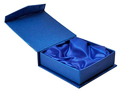 Henecka • Blaue Box für Medaillen (für Ø 70 mm)