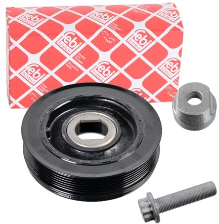 febi bilstein 175310 Riemenscheibensatz (entkoppelt) für Kurbelwelle, mit Schraube und Scheibe, 1 Stück