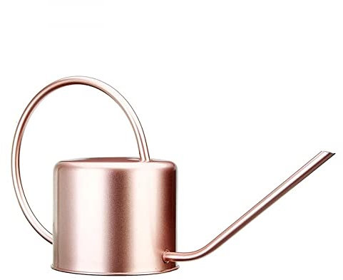 YXSH Regadera De 1300Ml, Regadera De Metal para Jardín Acero Inoxidable para El Hogar Botella De Agua con Flores Mango Fácil De Usar para Regar Plantas Gard De Boca Larga