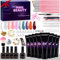 Lubibi Kit Gel de Extensión de Uñas,Kit Uñas de Gel,Kit de manicura,Kit Nail Art,Kit Uñas Esmalte Semipermanente de Gel Primer Uñas Top Coat DIY Uña Arte Kit para Manicura