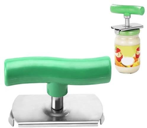 VOSSOT Arthritis Jar Opener Dosenöffner Senioren Dosenöffner Manuell Arbeitssparender Dosenöffner Glasöffner Schraubdeckelöffner Arthritis Glasöffner Edelstahl Verstellbarer Glasöffner