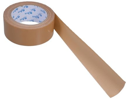 ANDRESLAD Waterproof Heavy Duty Duct Tape Brown 230μ Thick 4.5cm x 20m Strong Adhesive Repair Tape for Pipe Leak Insulation and Hose Maintenance