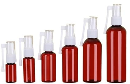 HUIJIQX Botella de spray de PET de 10 a 100 ml, botella de spray nasal, frascos de spray para cosméticos, bote de pulverización (10 ml)