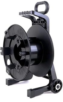 Avvolgicavo, Avvolgicavo con prolunga retrattile, cavo di alimentazione for impieghi gravosi da 10 m, staffa girevole a 180° for montaggio a soffitto o a parete, avvolgicavo elettrico for auto(A1037-W