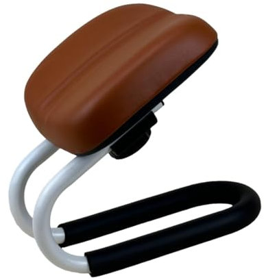 F Fityle Meditationshocker Gebetshocker Erwachsene Ergonomische vielseitige Geschenkkniesenstuhl Leichte Sitzknienbank für Studio, Braun