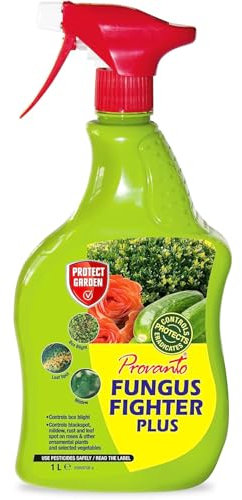 Fungus Fighter Plus 1L – Ready-to-Use Systemic Fungicide | Controls Blackspot, Mildew, Rust & Leaf Spot | Protects for Up to 3 Weeks | Indoor & Outdoor Use